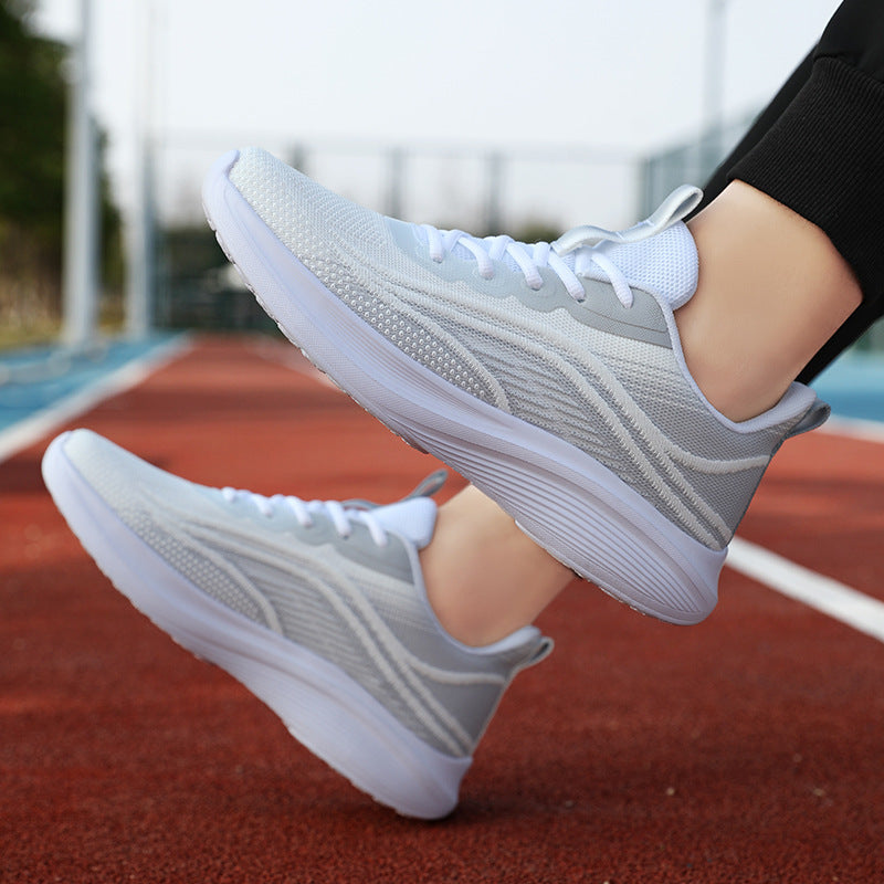 Unisex nan leichter Laufschuh mit nahtlosem Strick-Obermaterial und reaktionsfreudiger EVA-Dämpfung Drune