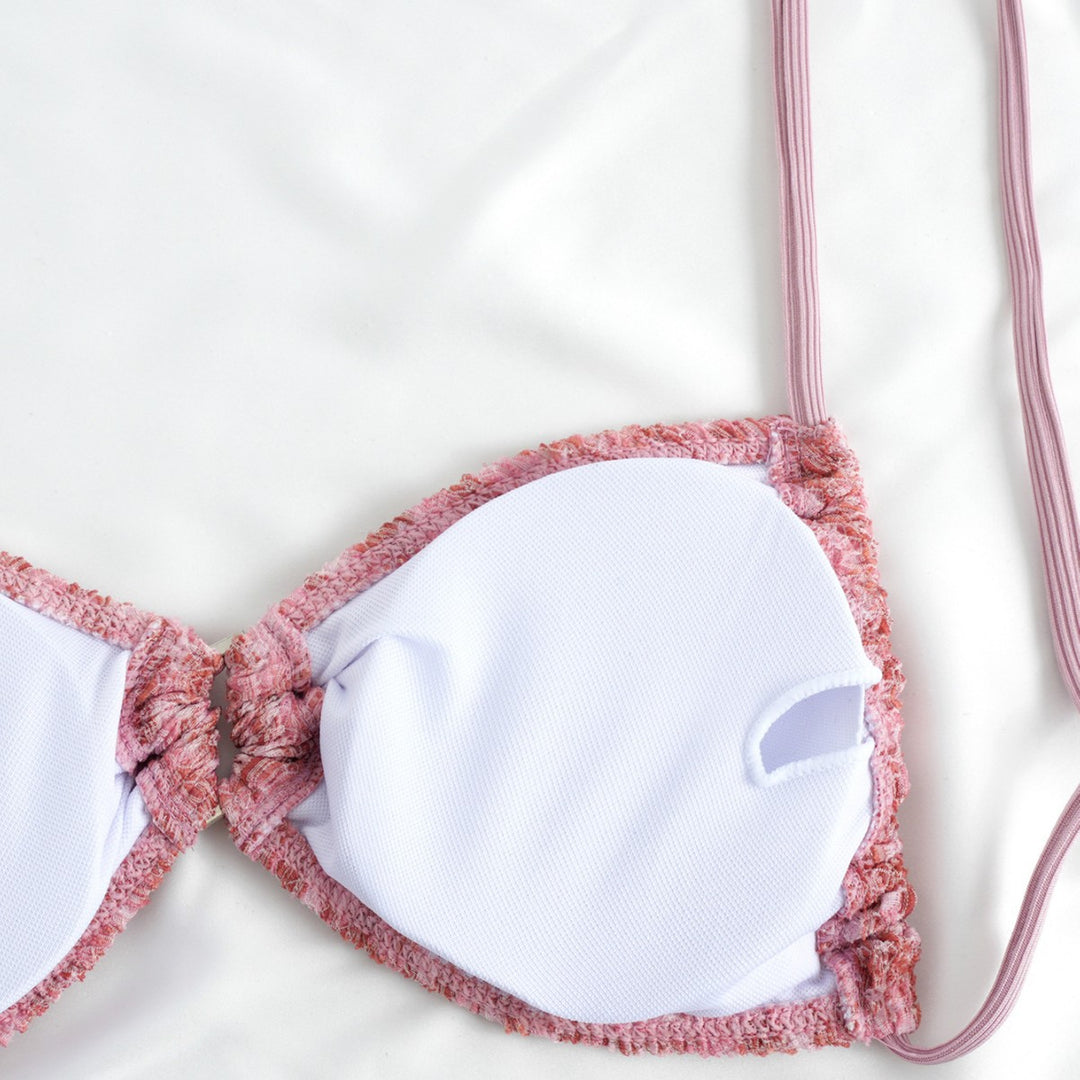 Damen Komfortabler Triangel-Bikini mit raffinierten Details Drune