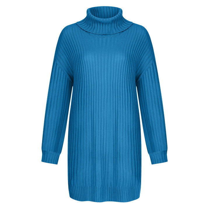 Damen Grobstrick Rollkragenpullover im lässigen Schnitt Drune