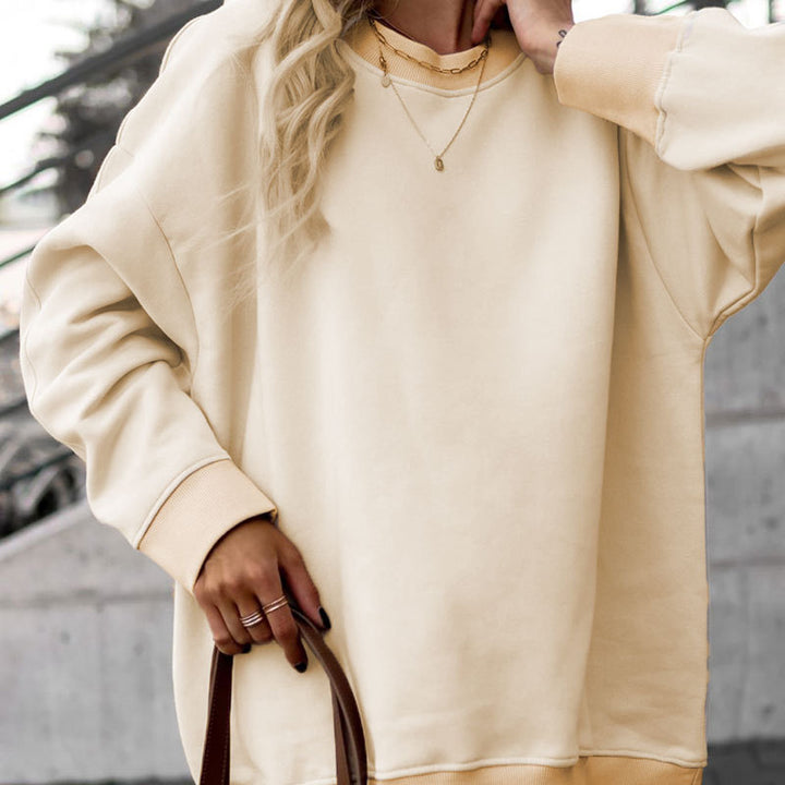 Damen Oversized Sweatshirt mit lässigem Schnitt und gemütlichem Material Drune