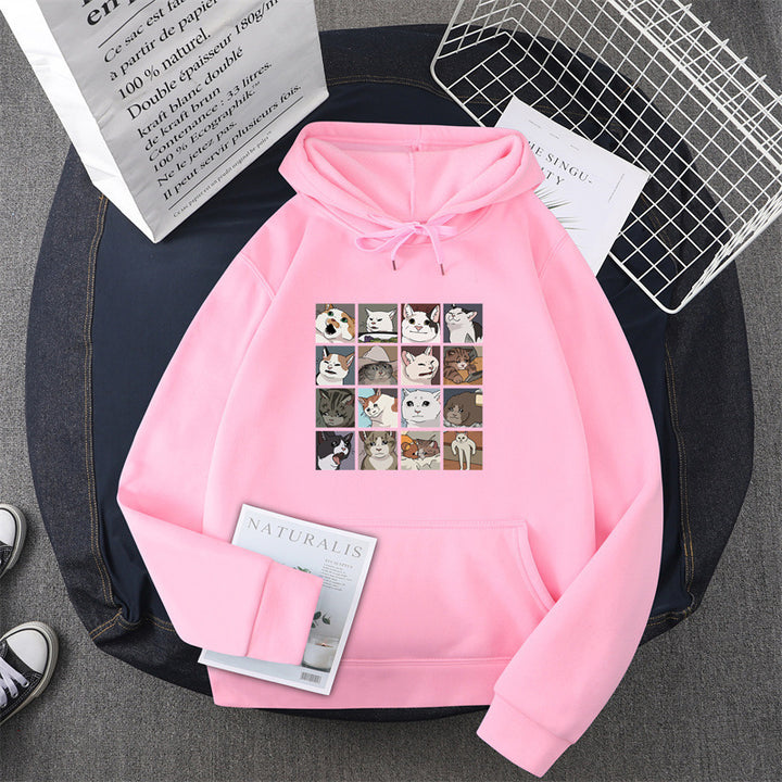 Damen Sweatshirt mit Tier-Motiv Drune