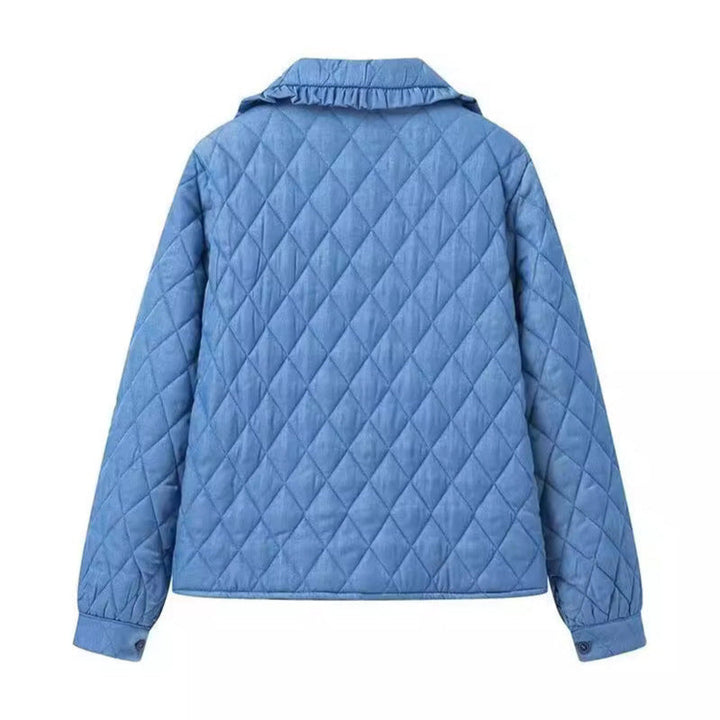 Drune | Damen Gequiltete Jacke Große Kragen