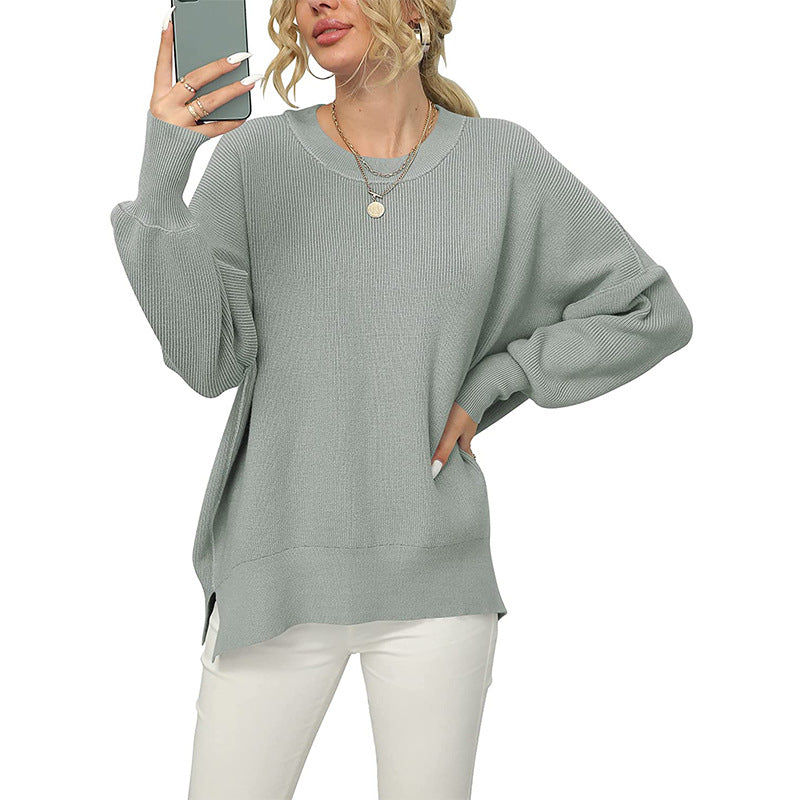 Damen Oversized Strickpullover Drune