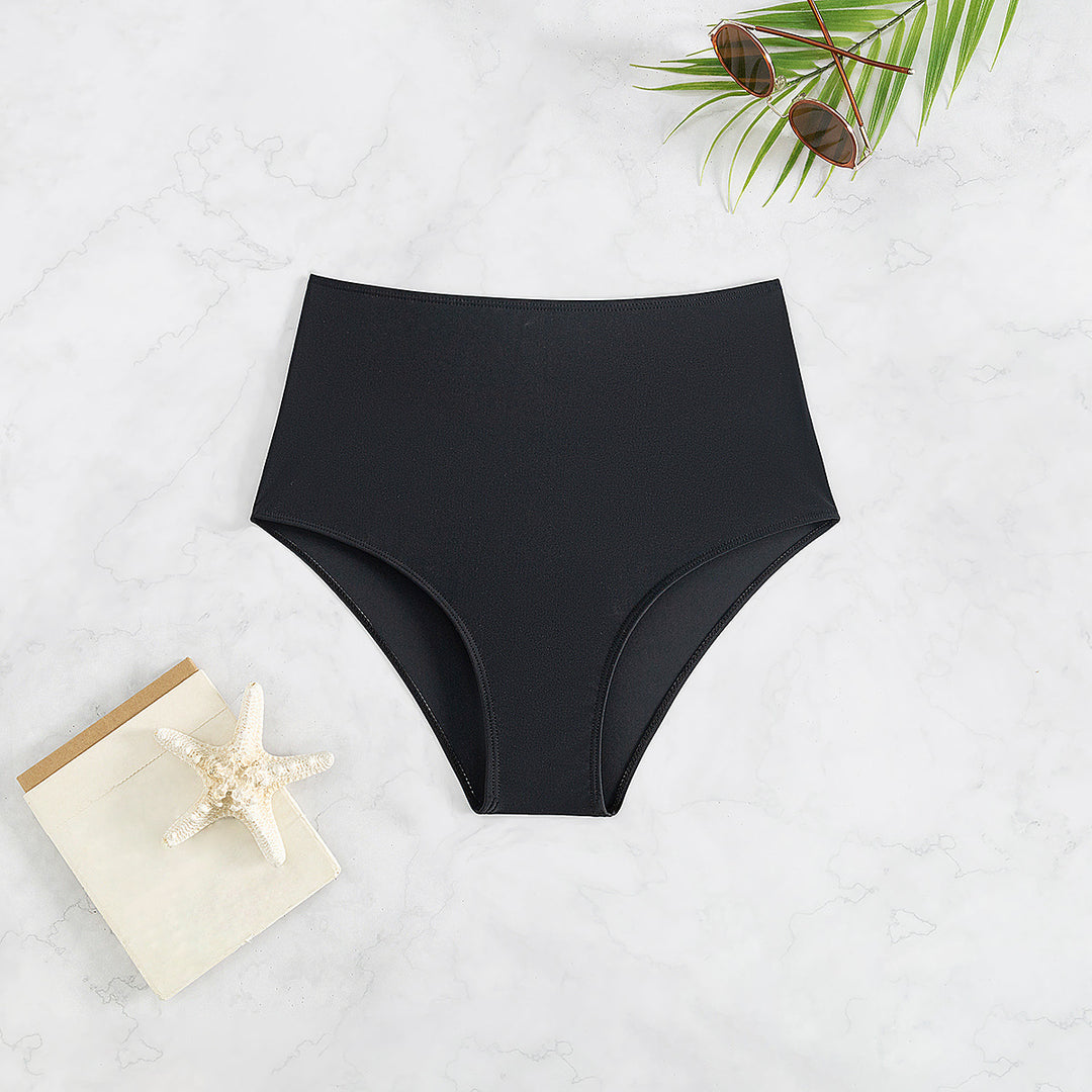 Damen Hochtaillierte Badeshort Drune