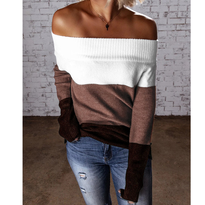 Damen Off-Shoulder Pullover Drune