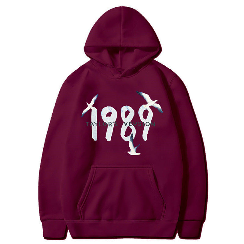 Damen Kapuzenpullover mit kreativem Vogelmotiv und hochwertiger Baumwolle Drune