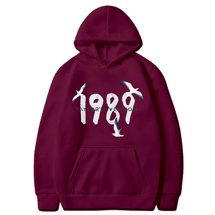 Damen Kapuzenpullover mit kreativem Vogelmotiv und hochwertiger Baumwolle Drune