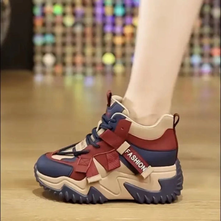 Damen trendige High-Top Sneakers Drune