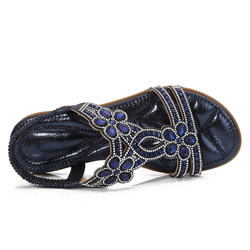 Damen Elegante Riemensandalen mit kunstvollen Details Drune