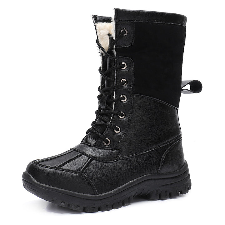 Damen Gefütterte Winterstiefel mit rutschfester Sohle und isolierendem Innenfutter Drune