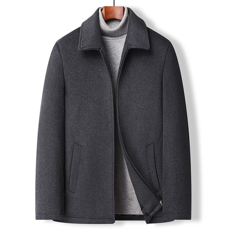 Herren moderne Übergangsjacke mit elegantem Kragen und praktischen Taschen Drune