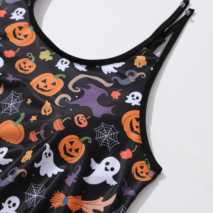 Damen Halloween-Motiv Badeset Drune