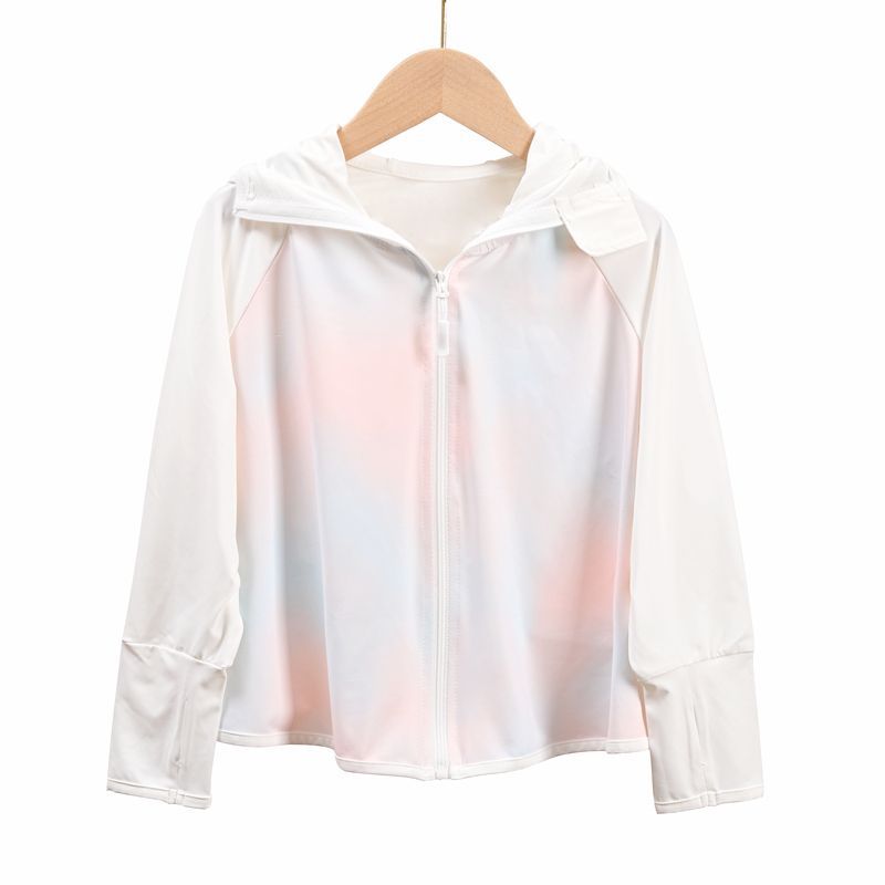Damen sportliche Zip-Jacke mit niedlichem Aufdruck Drune