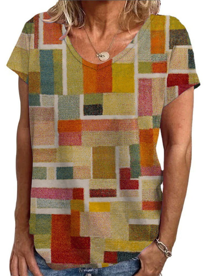 Damen T-Shirt mit einzigartigem Mandala-Design Drune