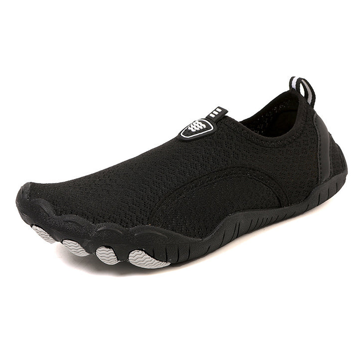 Damen nan leichte und flexible Wasserschuhe mit atmungsaktivem Strick-Obermaterial und rutschfester Profilsohle Drune