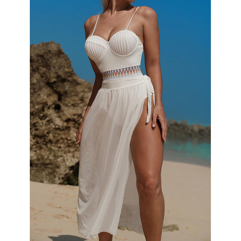Damen Hochwertiger Vintage Badeanzug Drune