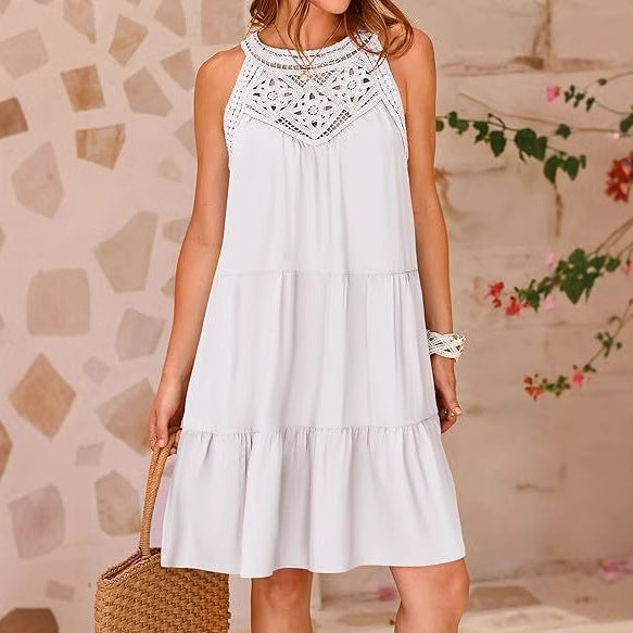 Damen Boho Chic Sommerkleid Drune