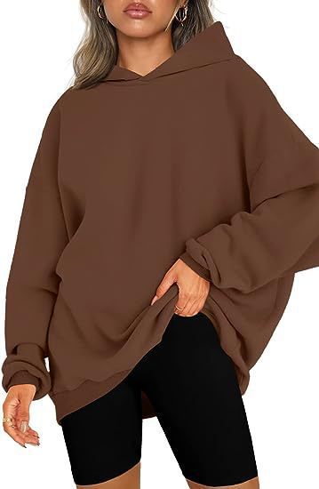 Damen Oversized Kapuzenpullover Drune