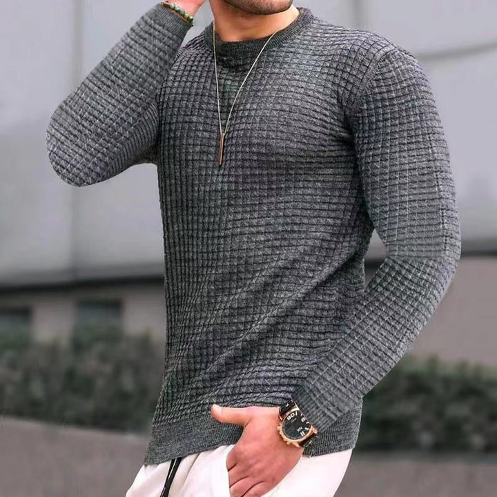 Herren Strickpullover im strukturierten Design Drune