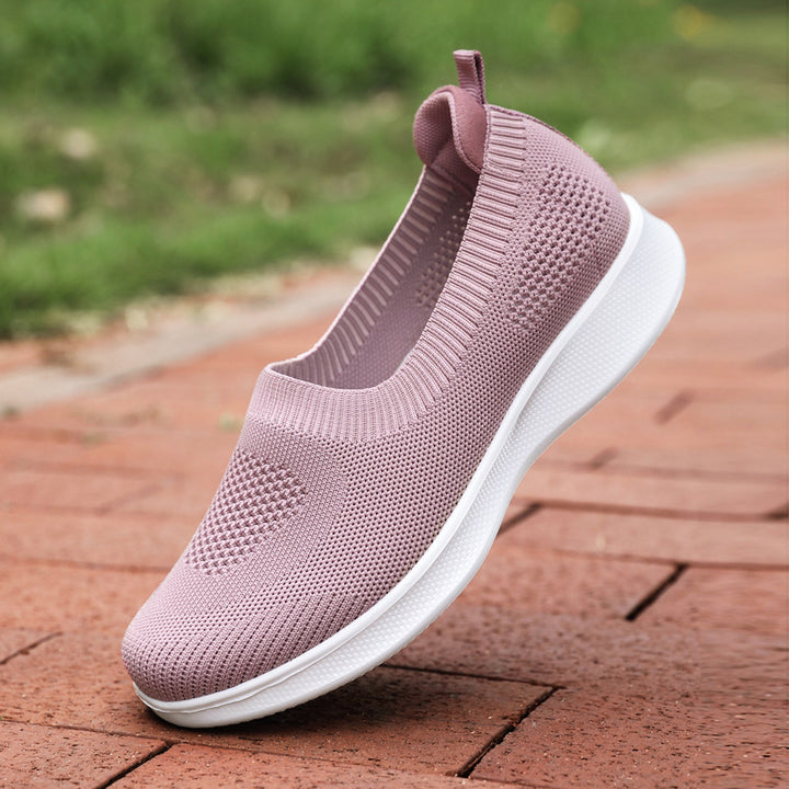 Damen nan nahtloser Slip-On Komfortschuh mit elastischem Maschenobermaterial und federleichter EVA-Laufsohle Drune