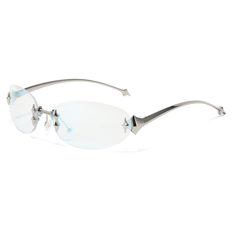 Drune | Star Rahmenlose Futuristische Sonnenbrille