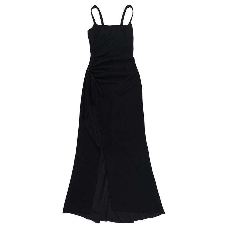 Damen Elegantes Abendkleid mit hohem Schlitz und figurbetonter Silhouette Drune