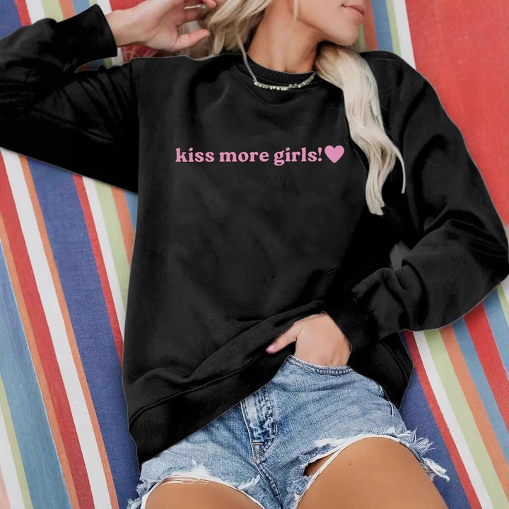 Damen Sweatshirt mit inspirierendem Schriftzug und lässiger Passform Drune