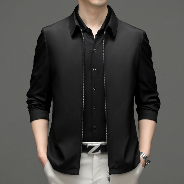 Herren Übergangsjacke mit modernem Schnitt und elastischen Bündchen Drune