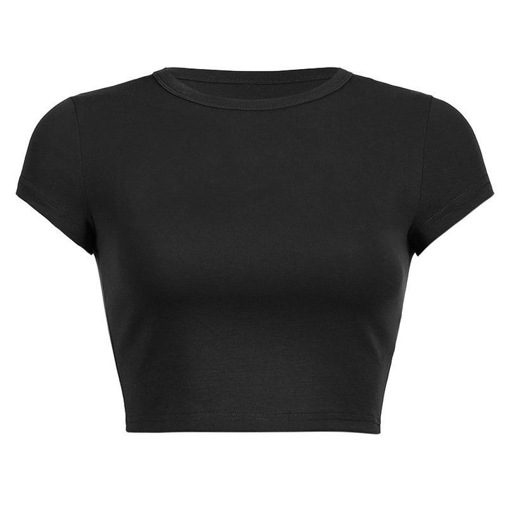 Damen Figurbetontes Crop-Top Drune