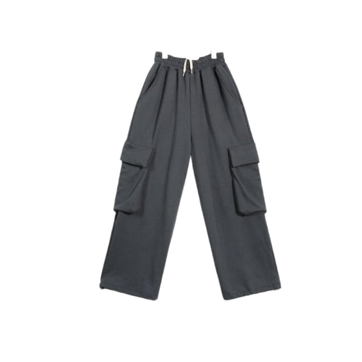Damen lockere Freizeithose mit großen Taschen Drune