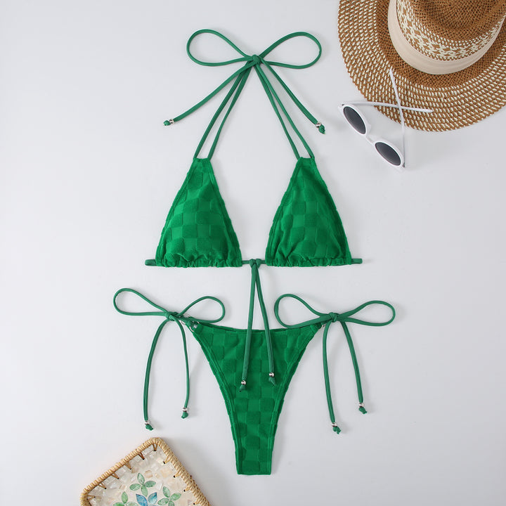 Damen Triangel-Bikini mit raffinierten Bindebändern Drune