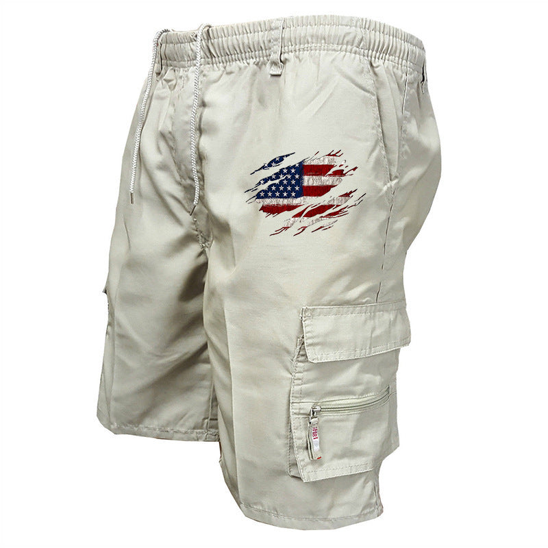 Herren Cargo-Shorts mit praktischen Seitentaschen und elastischem Bund Drune