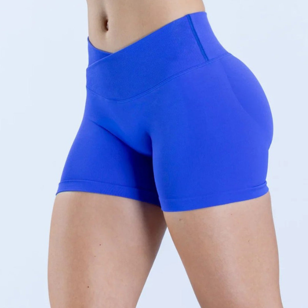 Damen Sportliche Shorts mit hohem Bund und figurformendem Schnitt Drune