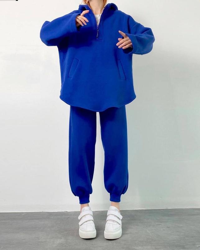 Damen lässiger Hoodie mit hochwertigem Reißverschluss und elastichem Bund Drune