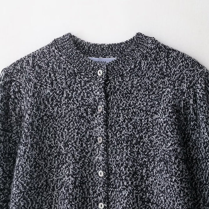Damen elegante Strickjacke mit Knopfleiste Drune
