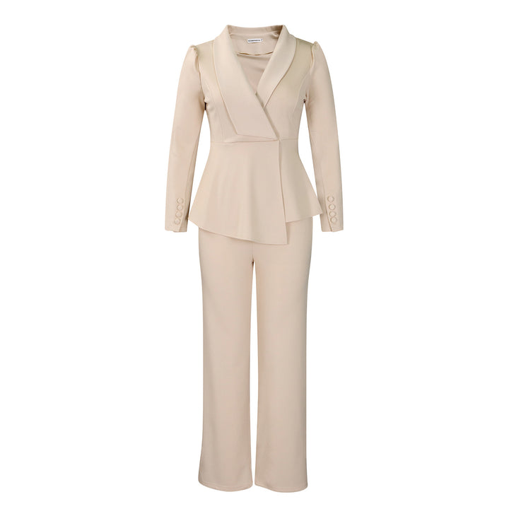 Damen Anzug mit elegantem Blazer und weitem Hosenbein Drune