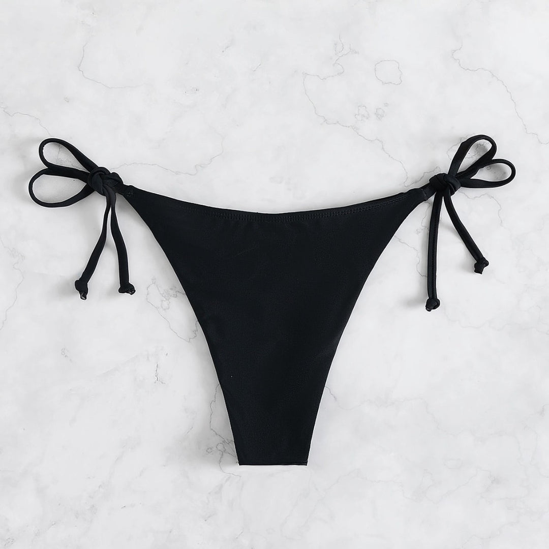 Damen Bikinislip mit verstellbaren Seitenbändern und hohem Beinausschnitt Drune