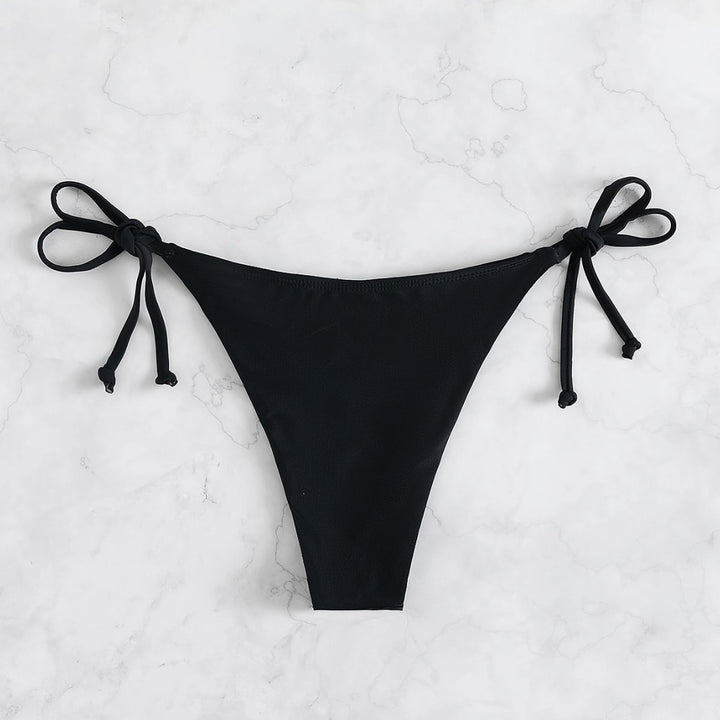 Damen Bikinislip mit verstellbaren Seitenbändern und hohem Beinausschnitt Drune