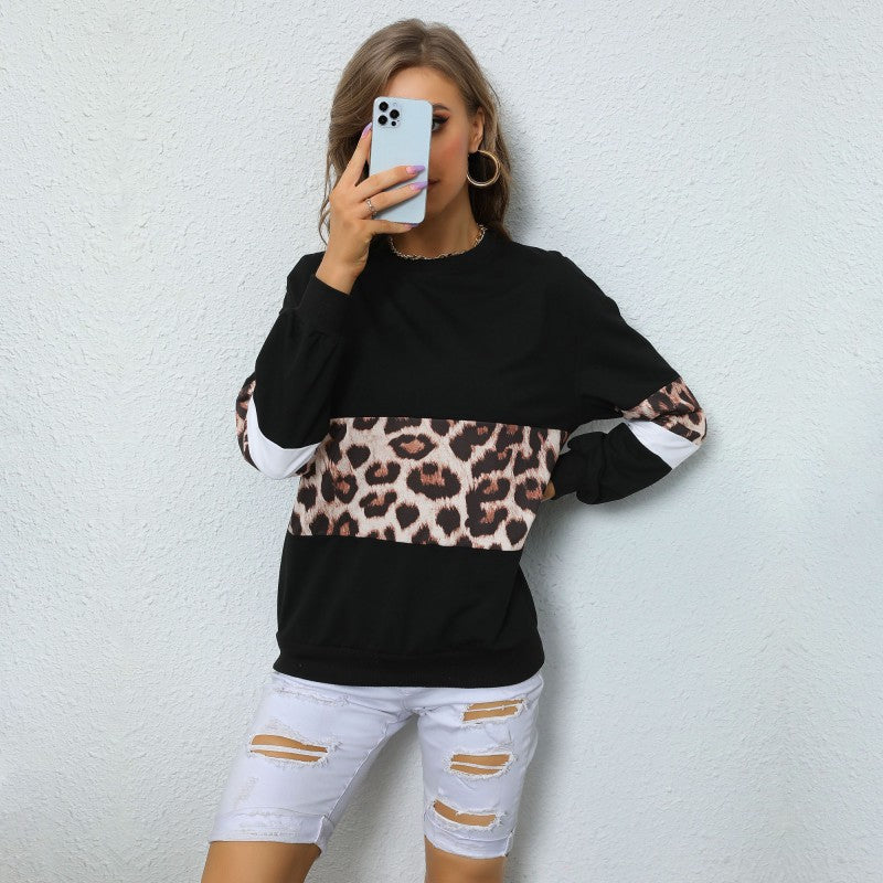 Damen Sweatshirt mit modernem Tiermuster und lässigem Schnitt Drune