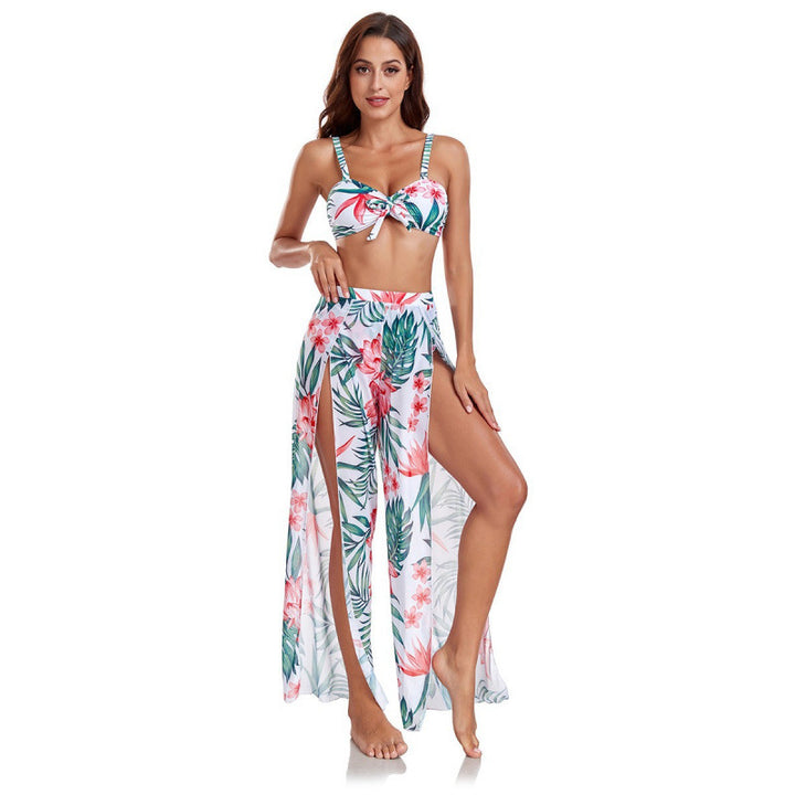 Damen Bikini-Set mit luftiger Strandhose Drune