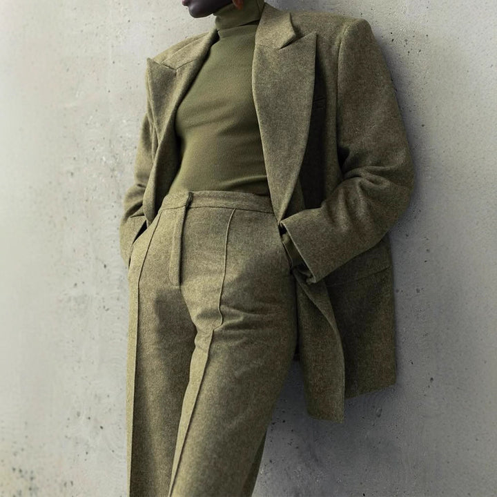 Damen Oversized Blazer mit asymmetrischem Schnitt und eleganten Details Drune