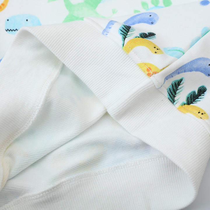 Kinder Sweatshirt mit buntem Dinosaurierdruck Drune