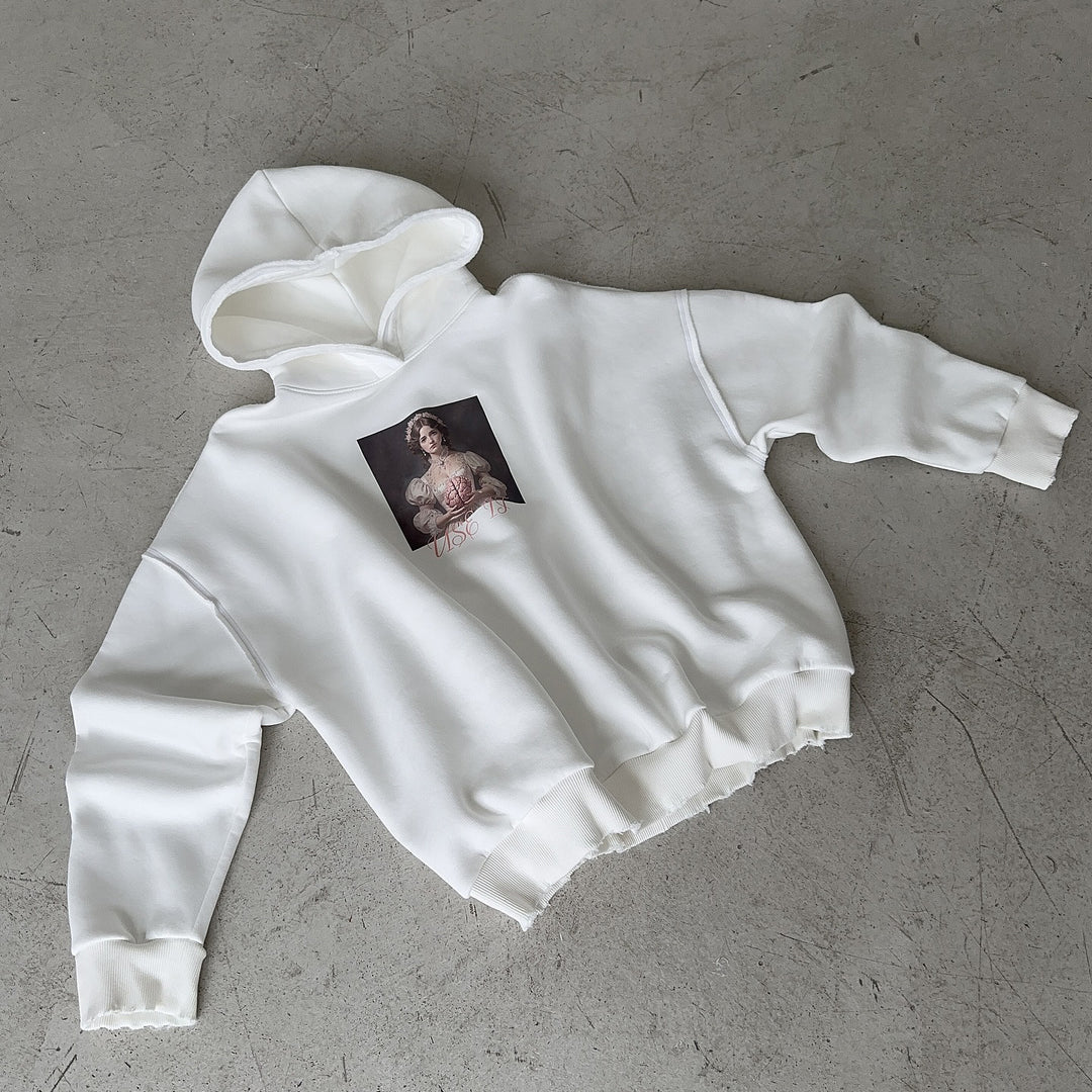 Damen Kapuzenpullover mit exklusivem Grafikdesign Drune