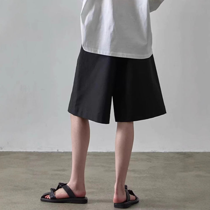 Damen Elegante und bequeme weitem Stoff-Shorts Drune