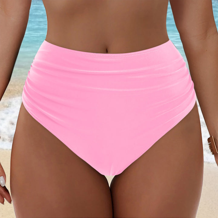 Damen Hochgeschnittenes Bikini-Höschen mit Rüschendetails Drune