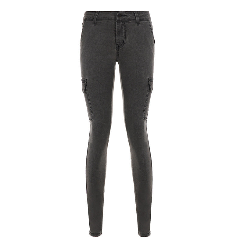 Herren Cargo-Jeans im modernen Slim-Fit-Stil Drune