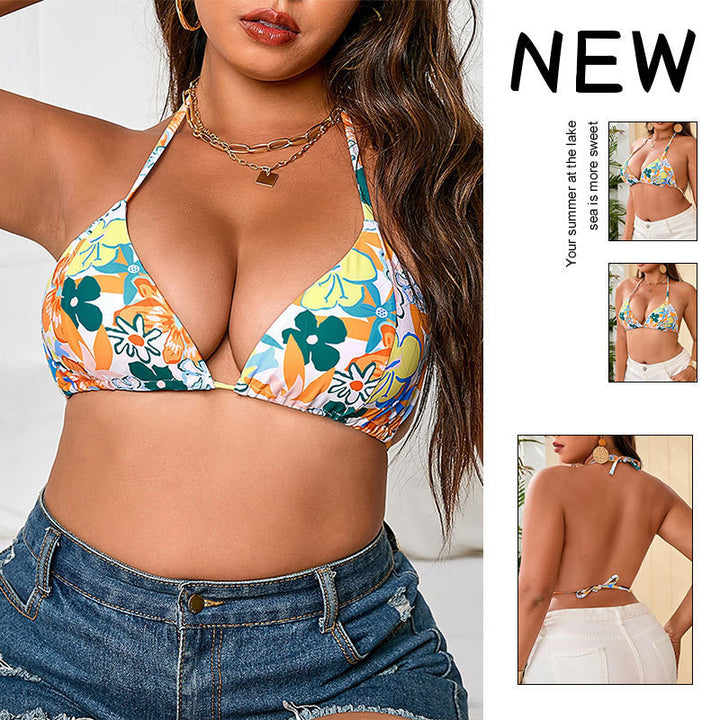 Damen Triangel-Bikinioberteil mit verstellbaren Trägern Drune