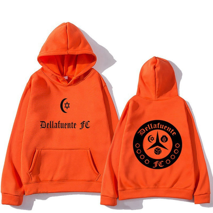 Damen Kapuzenpullover mit künstlerischem Motiv und bequemer Passform Drune
