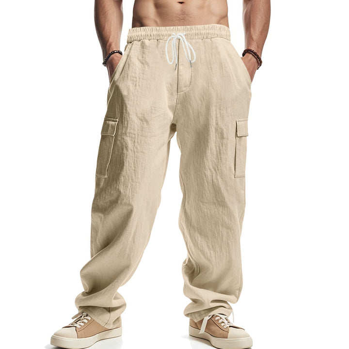 Herren Cargo-Hosen mit praktischen Seitentaschen und lässiger Passform Drune