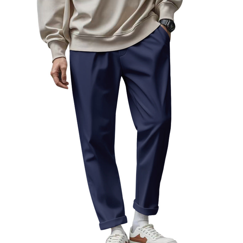 Herren Bequeme Stoffhose Drune